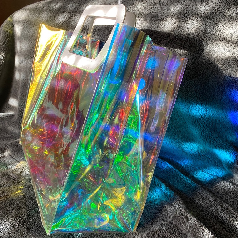 Iridescent tote bag